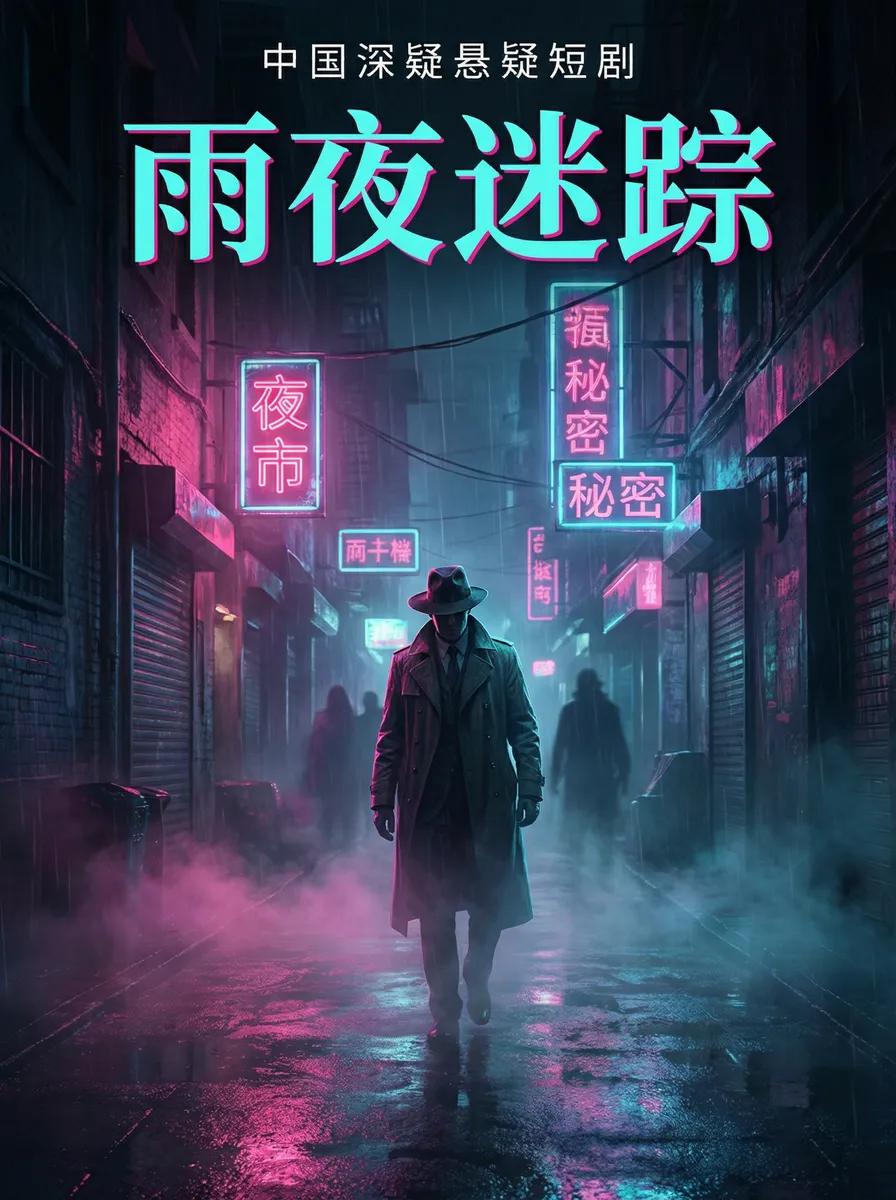 小坂めぐる 悬疑追踪短剧 - 雨夜迷踪海报
